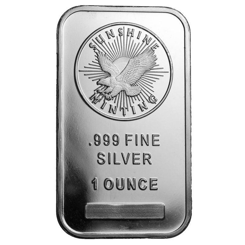 Buy 1 Oz Sunshine Silver Bars Online New L JM Bullion 