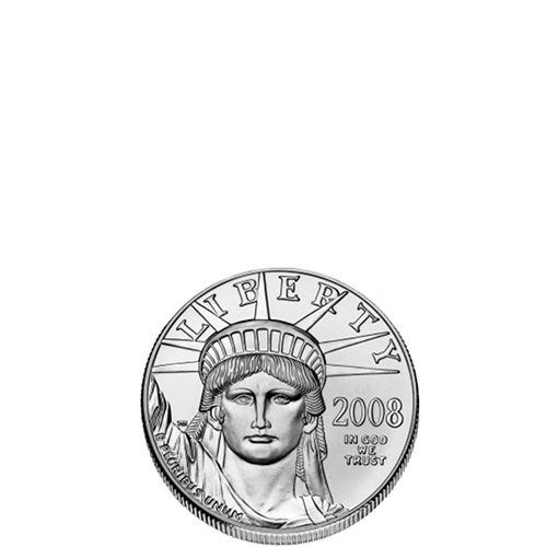 1/10 oz American Platinum Eagle Coin (Random Year, BU)