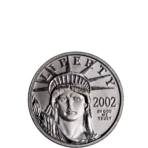 1/4 oz American Platinum Eagle Coin (Random Year, BU)