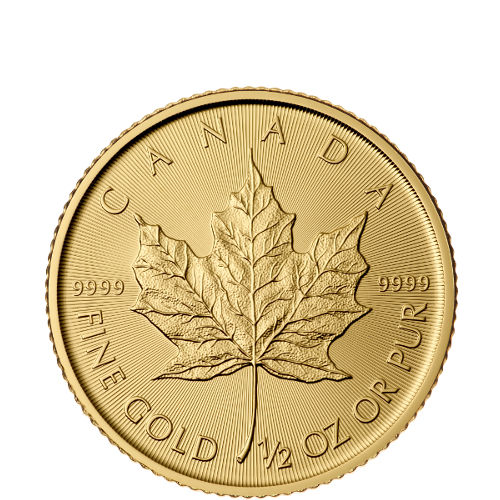 2015 1/2 oz Canadian Gold Maple Leaf Coin (BU)