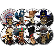 All American Western Skull Rounds
