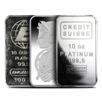 10 oz Platinum Bar (Varied Condition, Any Mint)