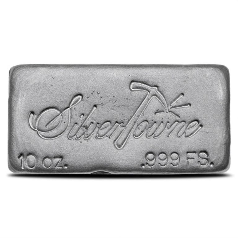 10 oz SilverTowne Poured Silver Bar (New)