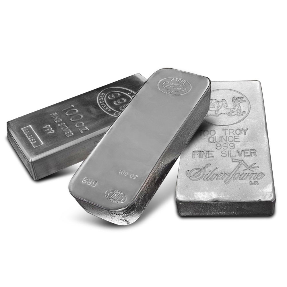 100 Oz Silver Bars
