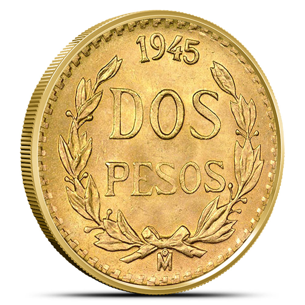 2 Peso Mexican Gold Coin (Random Year, Varied Condition) l JM