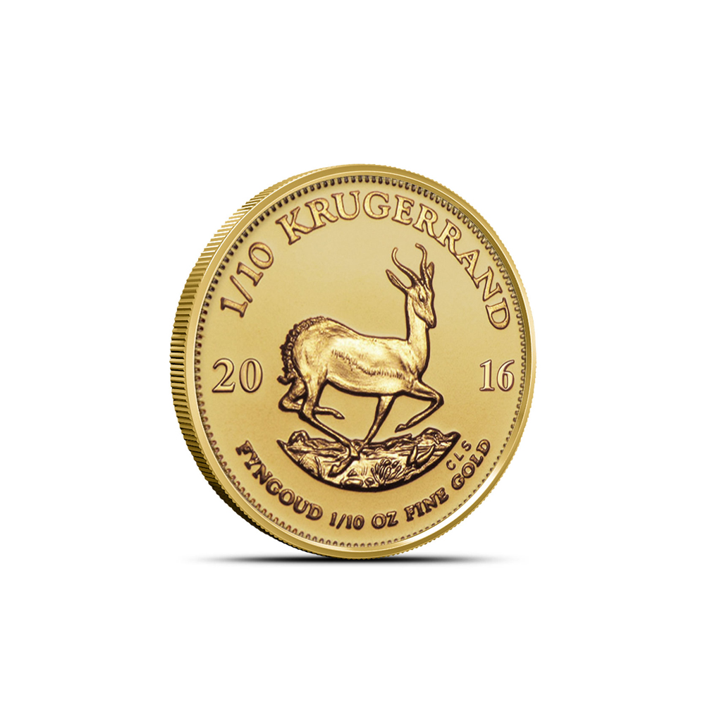 1/10 oz South African Gold Krugerrand Coin (Random Year)