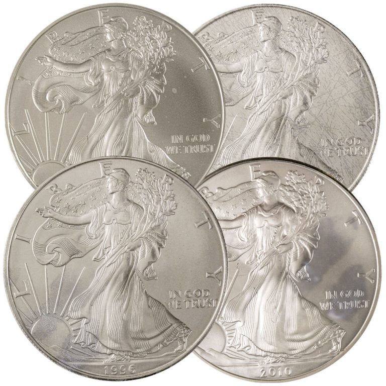 1 oz American Silver Eagle Coin (Random Year, Cull)