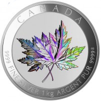 2015 1 Kilo $250 Canadian Silver Maple Leaf Forever Coin - JM