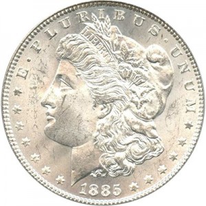 1885 Morgan Silver Dollar