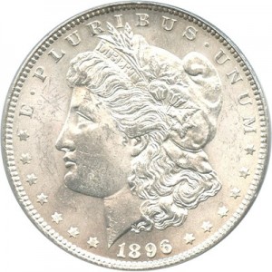 1896 Morgan Silver Dollar