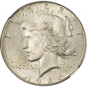 1926 Peace Dollar