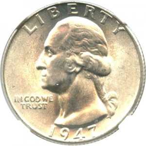 1947 Washington Quarter