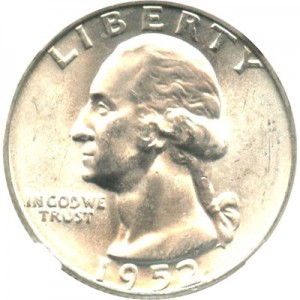 1952 Washington Quarter
