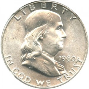 1960 Franklin Half Dollar