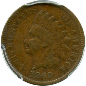 1869 Indian Head Penny