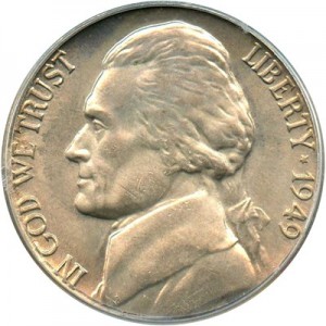 1949 Jefferson Nickel