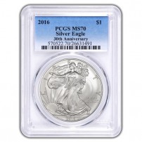 2016 1 oz American Silver Eagle Coin PCGS MS70