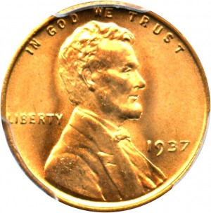 1937 Lincoln (Wheat) Penny