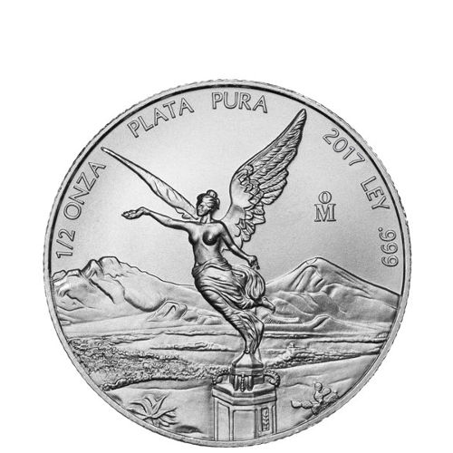 2017 1/2 oz Mexican Silver Libertad Coin (BU)
