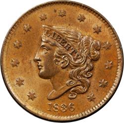 1836 Liberty Head Large Cent