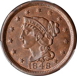 1848 Liberty Head Large Cent
