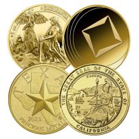 1 oz Gold Round (Varied Condition, Any Mint)