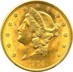 1904 Liberty Head $20 Gold Coin