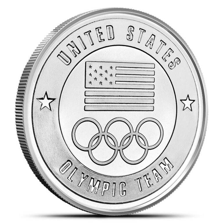 1 oz Team USA Silver Round (New)