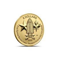 1/10 oz Canadian First Special Service Force Gold Coin (Random Year)