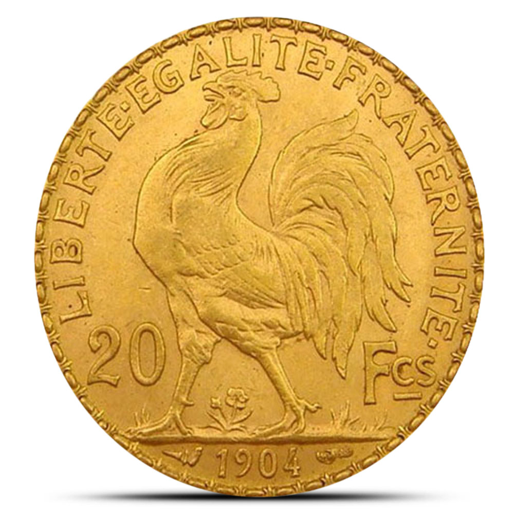 20 Francs France Gold Coin - Rooster (BU)