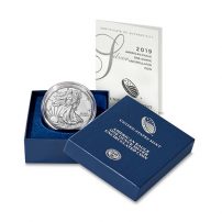 Buy 2019-W 1 oz Burnished Silver Eagles (Box & CoA) l JM Bullion™