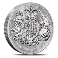 2020 10 oz British Silver Royal Arms Coin (BU)