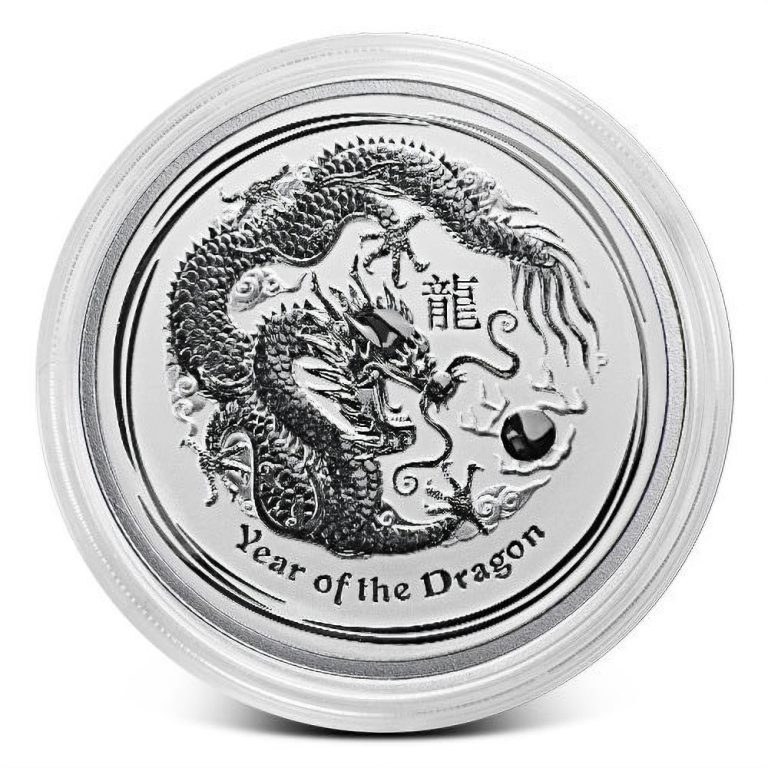 2012 1 Kilo Australian Lunar Dragon Silver Coin