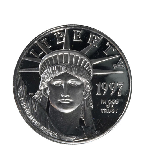 1/2 oz Proof American Platinum Eagle Coin (Random Year, Box + CoA)