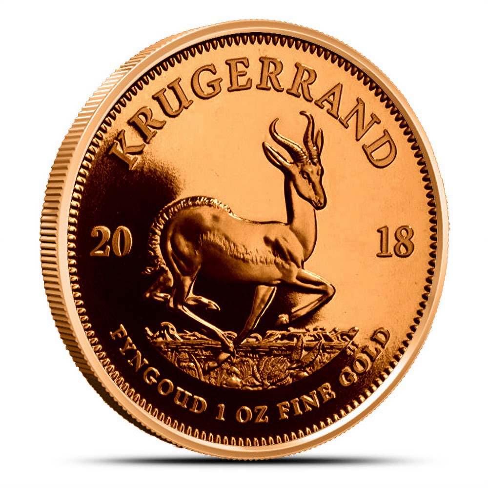 1 oz Proof South African Gold Krugerrand Coin (Random Year, Capsule Only)