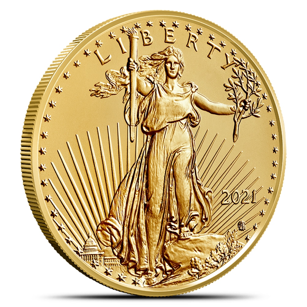 2021 1 oz American Gold Eagle Coin (Type 2)