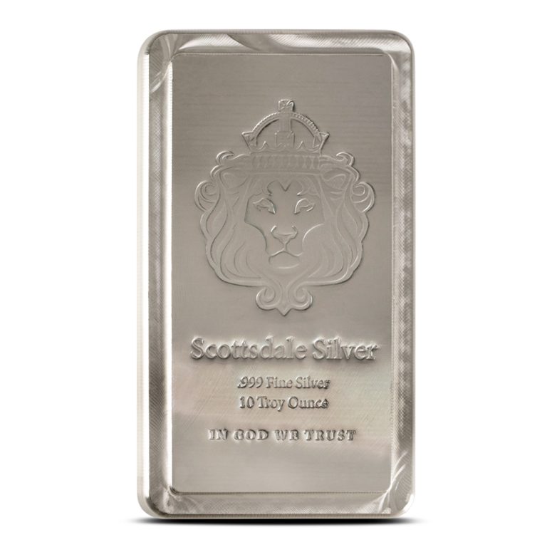 10 oz Scottsdale Stacker Silver Bar (New)