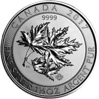 2017 1.5 oz Canadian Silver SuperLeaf Coin