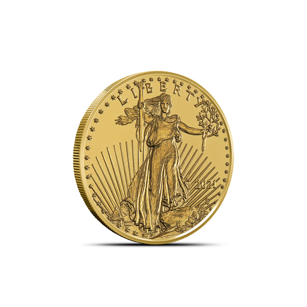 2021 1/10 oz American Gold Eagle Coin (Type 2)