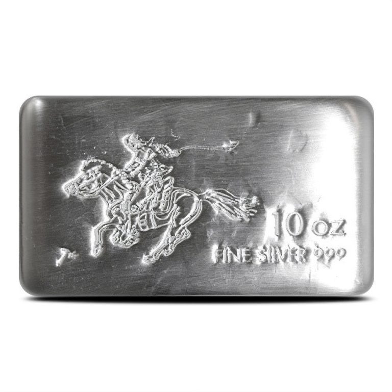 10 oz SilverTowne Pony Silver Bar (New)