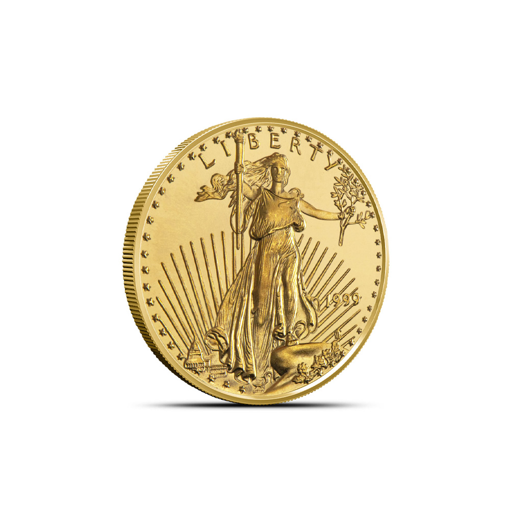1999 1/10 oz American Gold Eagle Coin