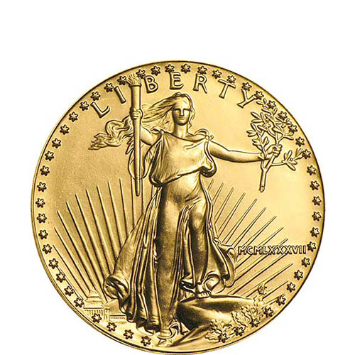 1987 1/2 oz American Gold Eagle Coin