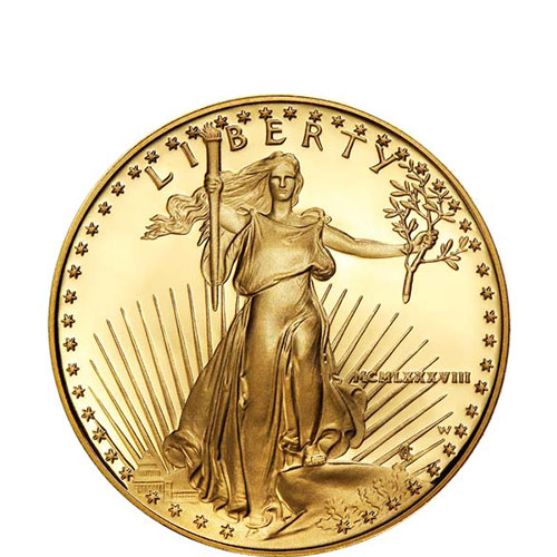 1988 1/2 oz American Gold Eagle Coin