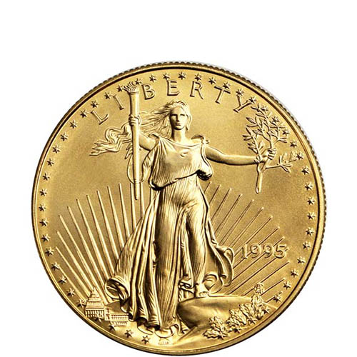1995 1/2 oz American Gold Eagle Coin
