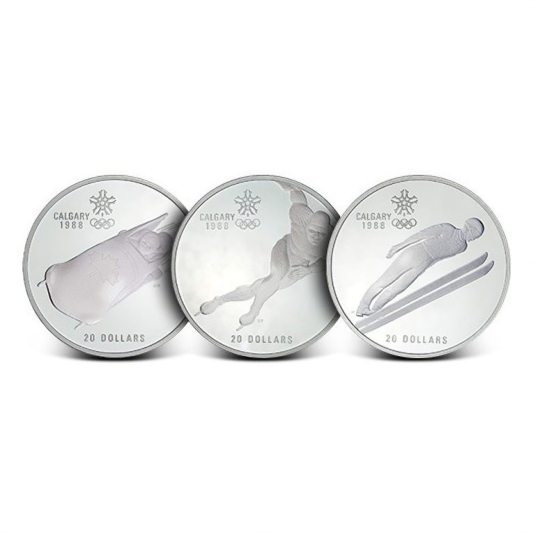 Canadian $20 Olympic Silver Coin (Varied Design)