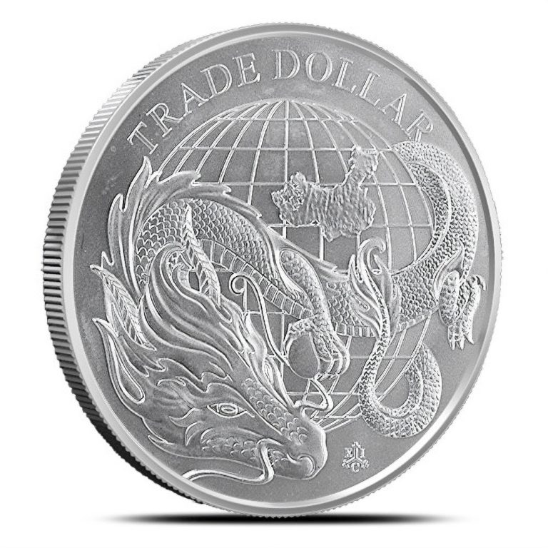 2021 1 oz Chinese Trade Dollar Silver Coin (BU)