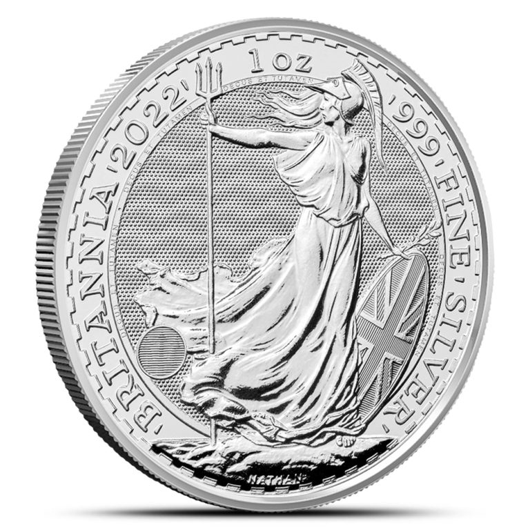 2022 1 oz British Silver Britannia Coin (BU)