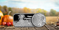 Celebrate the 400th Anniversary of Thanksgiving with Themed Silver Bullion
