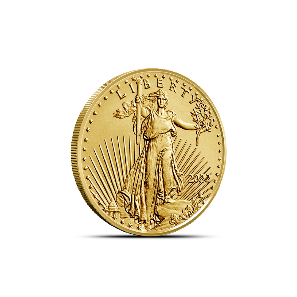 2022 1/10 oz American Gold Eagle Coin (BU)