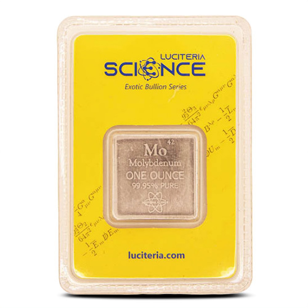 1 oz Luciteria Science Molybdenum Square Bar (New)